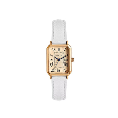 Ava Rectangular Wrist Watch | Roman Numerals Wrist Watch
