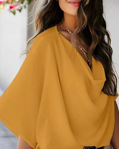 Albertha Blouse | Loose Chiffon Blouse