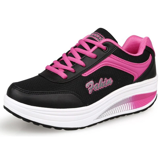 Amber Sneakers | Women's Breathable Platform Wedge Sneakers