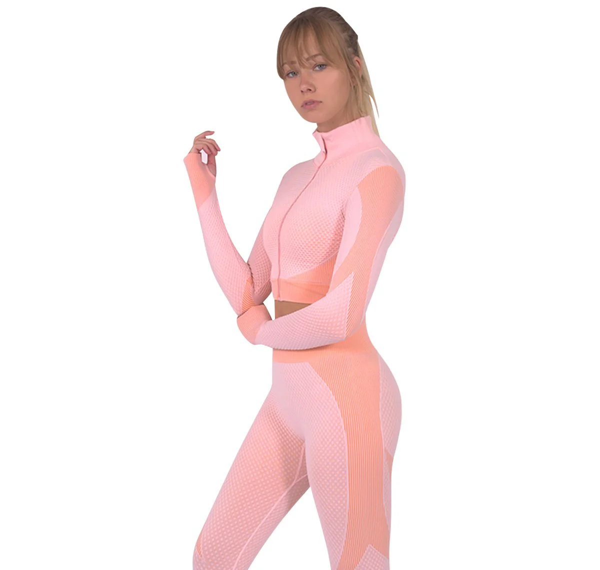 Anika Set | Seamless Sports Top 3-Piece Activewear Set
