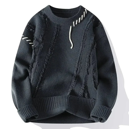 Oscar Relaxed Fit Sweater | Crewneck Long Sleeve Sweater
