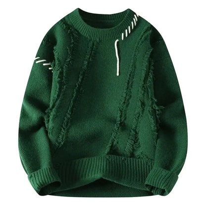 Oscar Relaxed Fit Sweater | Crewneck Long Sleeve Sweater