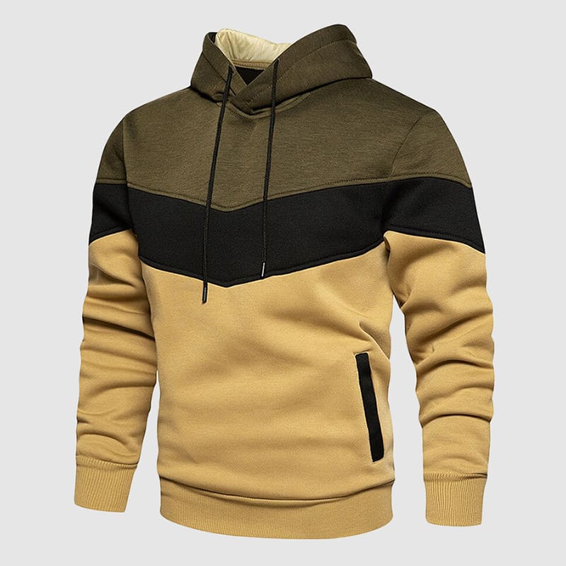 Arthur Fleece Hoodie | Color Block Casual Hoodie