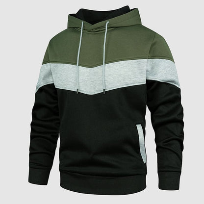 Arthur Fleece Hoodie | Color Block Casual Hoodie
