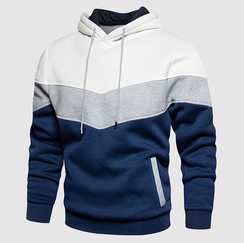 Arthur Fleece Hoodie | Color Block Casual Hoodie