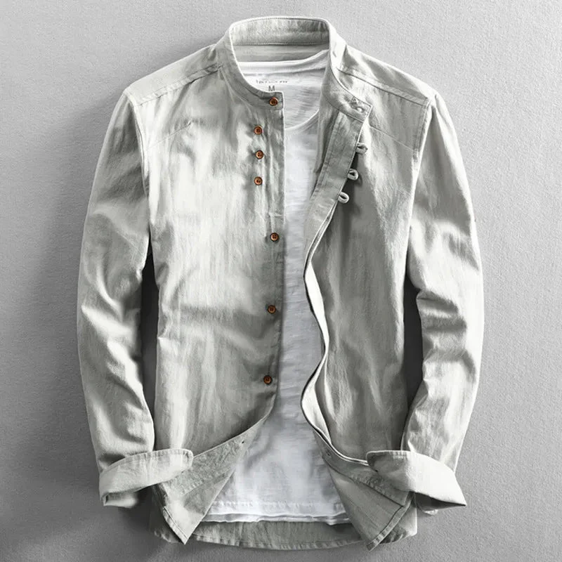Bailey Shirt | Linen Blend Lightweight Shirt