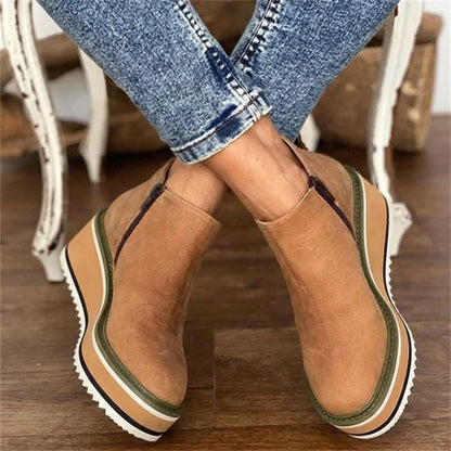 Isla Ankle-Length Chelsea Boots | Platform Layered Sole Chelsea Boots