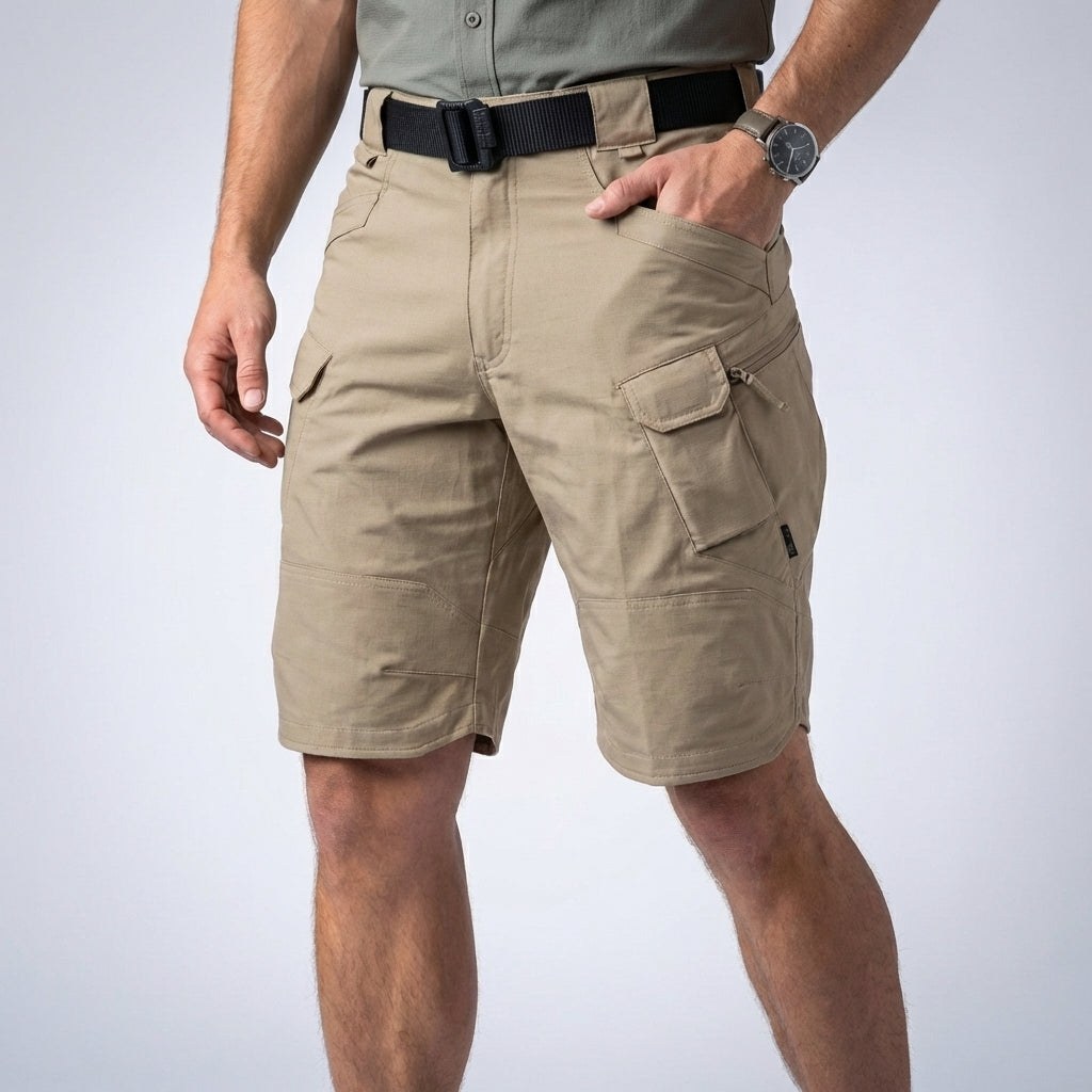 Oscar Relaxed Fit Tactical Cargo Shorts | Cargo Pockets Knee-Length Shorts