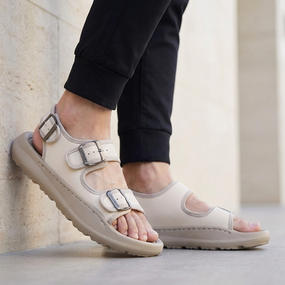 Freddie Orthopedic Wide Fit Buckle Sandal | Open-Toe Buckle Sandal