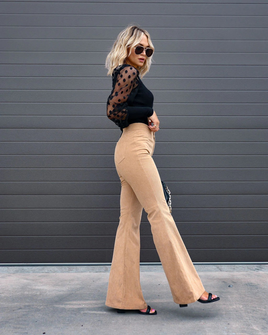 Bernice Pants | Women's High-Waisted Flared Pants