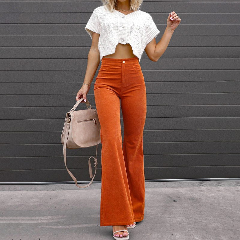 Bernice Pants | Women's High-Waisted Flared Pants