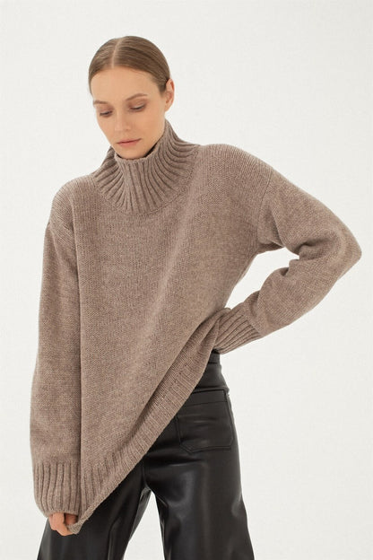 Bianca Jumper | Brown Oversized Jumper for Women