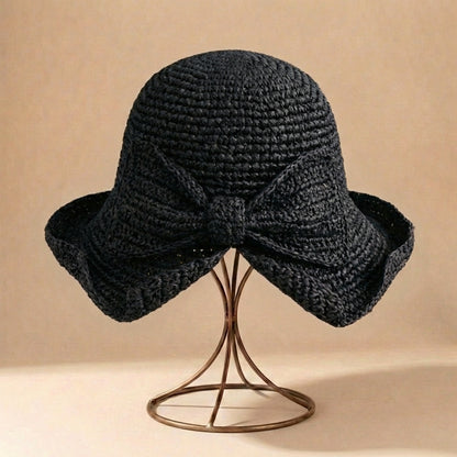 Elowen Woven Straw Sun Hat | Lightweight Breathable Summer Beach Hat