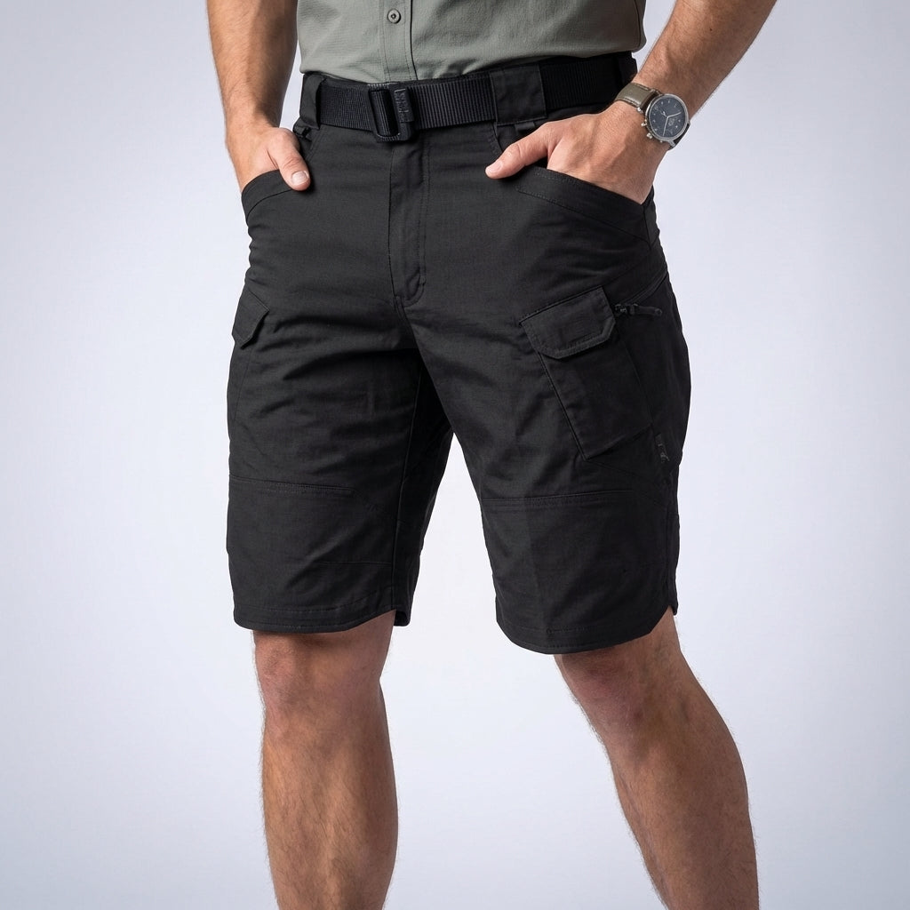 Oscar Relaxed Fit Tactical Cargo Shorts | Cargo Pockets Knee-Length Shorts