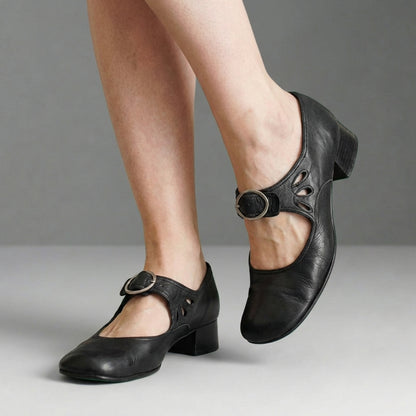 Amelia Orthopedic Mary Jane Sandals | Comfort Fit Buckle Sandals