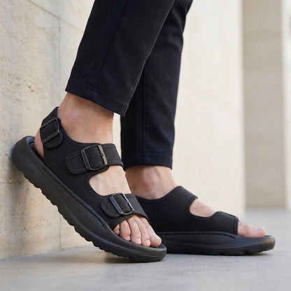 Freddie Orthopedic Wide Fit Buckle Sandal | Open-Toe Buckle Sandal