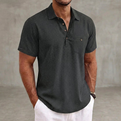 Theodore Regular Fit Polo Shirt | Collared Button Placket Polo Shirt