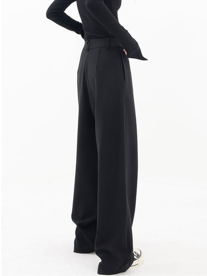 Blanch Pants | Women's Wide-Leg Trousers with Asymmetric Buttons