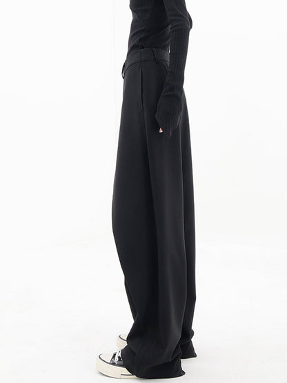 Blanch Pants | Women's Wide-Leg Trousers with Asymmetric Buttons