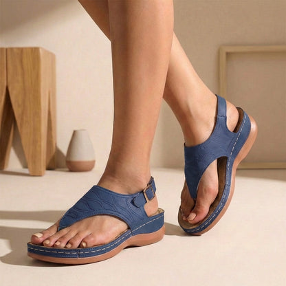 Serena Orthopedic Toe-Loop Sandals | Adjustable Comfort Summer Walking Sandals