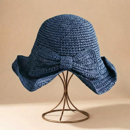Elowen Woven Straw Sun Hat | Lightweight Breathable Summer Beach Hat