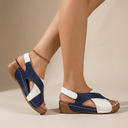 Olivia Orthopedic Comfort Fit Sandals | Wedge Heel Open Toe Sandals