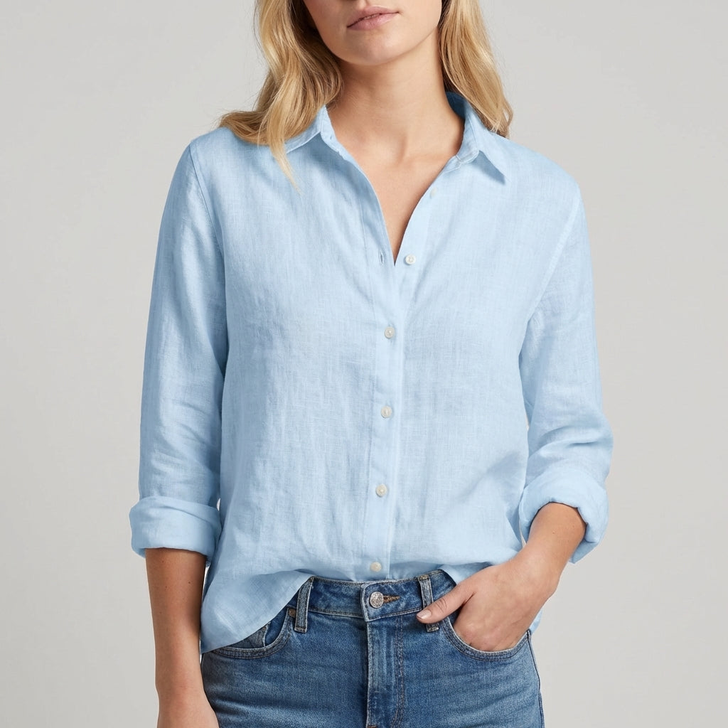 Isla Relaxed Fit Blouse | Floral Long Sleeve Blouse