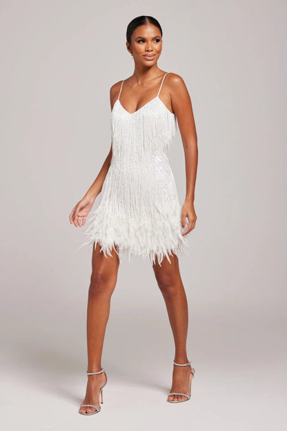 Isabella Sheath Dress | V-Neck Sleeveless Mini Dress