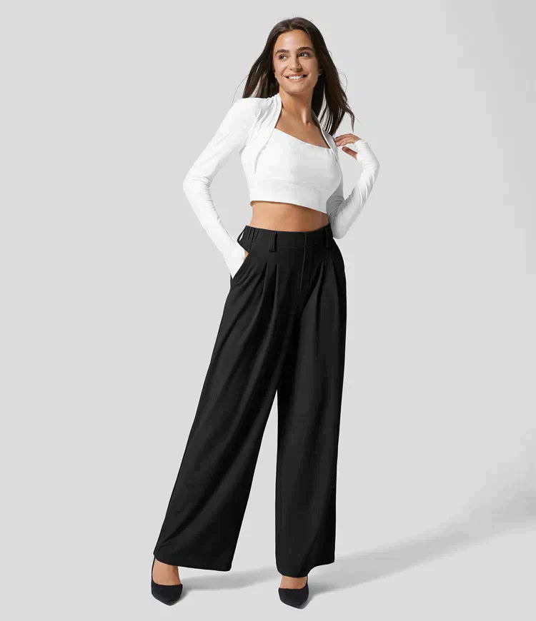 Brienne Pants | Women's Wide-Leg High-Waisted Pants