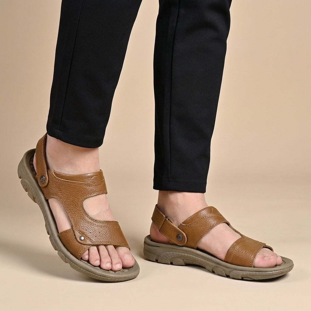 Sebastian Orthopedic Beach Sandals | Open Toe Backstrap Sandals