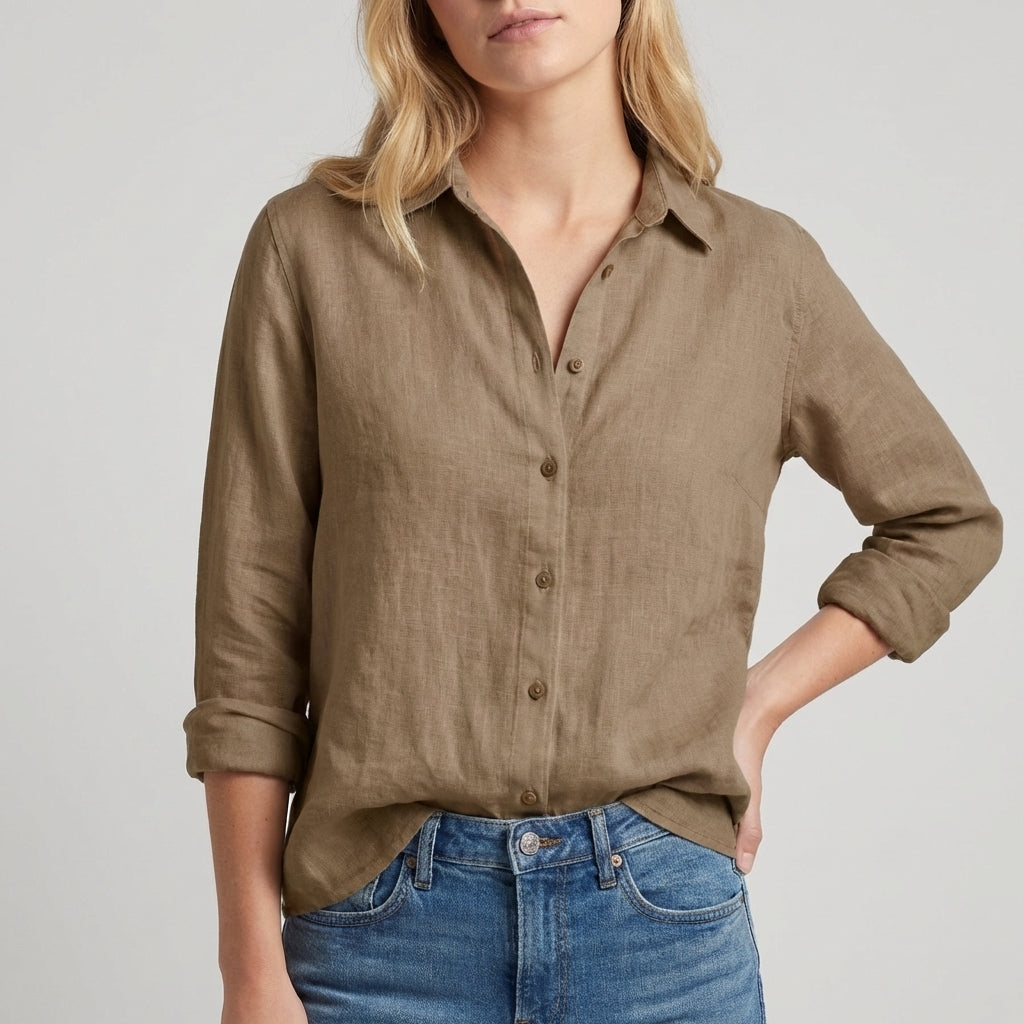 Isla Relaxed Fit Blouse | Floral Long Sleeve Blouse