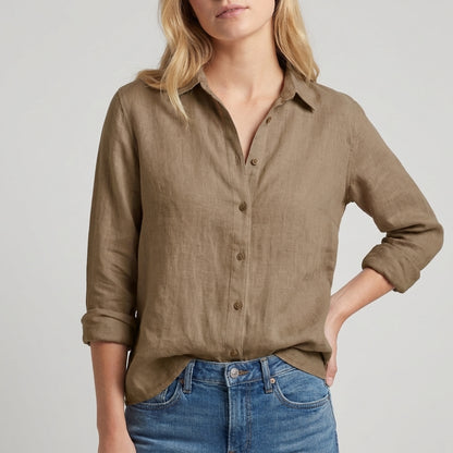Isla Relaxed Fit Blouse | Floral Long Sleeve Blouse
