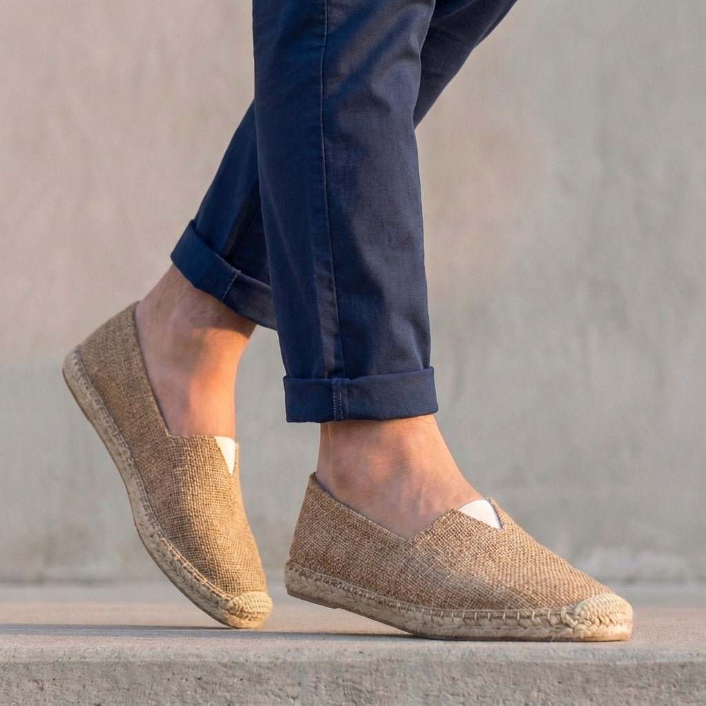 Oliver Orthopedic Slip-On Espadrilles | Jute Sole Slip-On Espadrilles