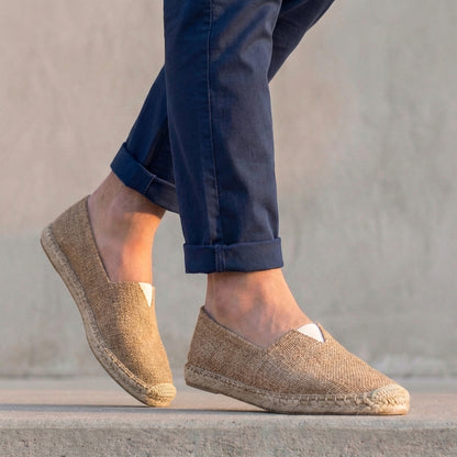 Oliver Orthopedic Slip-On Espadrilles | Jute Sole Slip-On Espadrilles