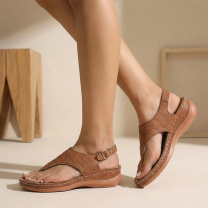 Serena Orthopedic Toe-Loop Sandals | Adjustable Comfort Summer Walking Sandals