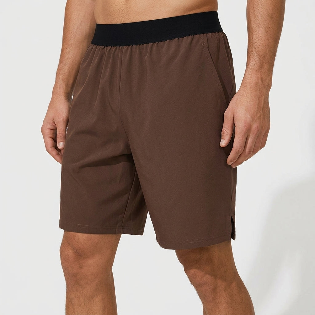 Theodore Relaxed Fit Shorts | Elastic Waistband Side Pockets Shorts