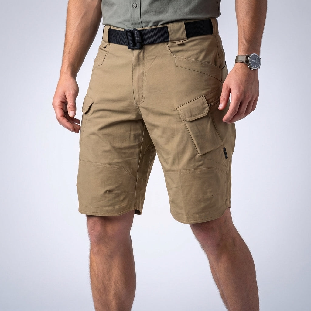 Oscar Relaxed Fit Tactical Cargo Shorts | Cargo Pockets Knee-Length Shorts