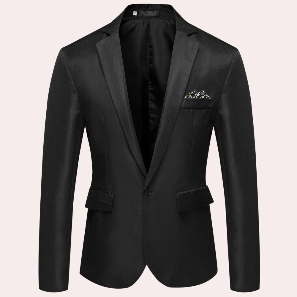 Oliver Tailored Fit Blazer | Notch Lapels Button Front Blazer
