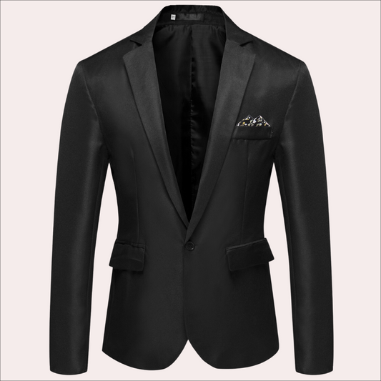 Oliver Tailored Fit Blazer | Notch Lapels Button Front Blazer