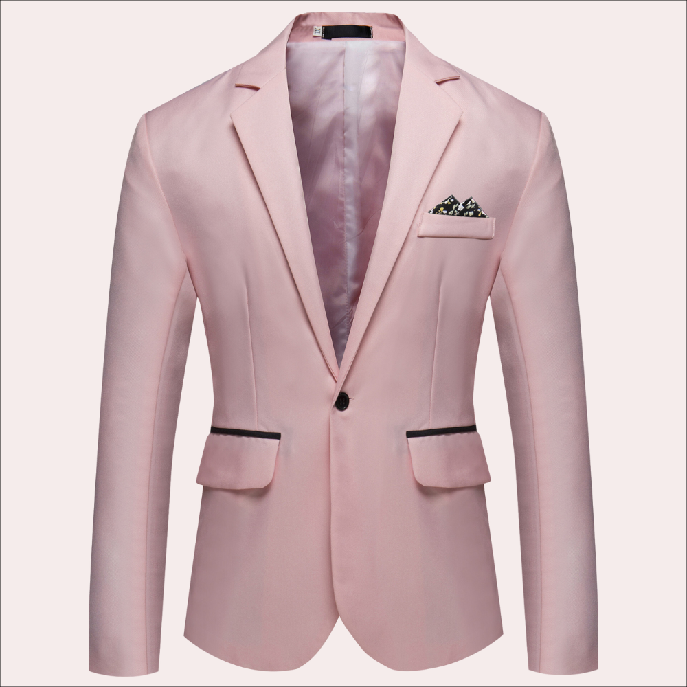Oliver Tailored Fit Blazer | Notch Lapels Button Front Blazer