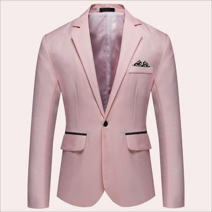 Oliver Tailored Fit Blazer | Notch Lapels Button Front Blazer