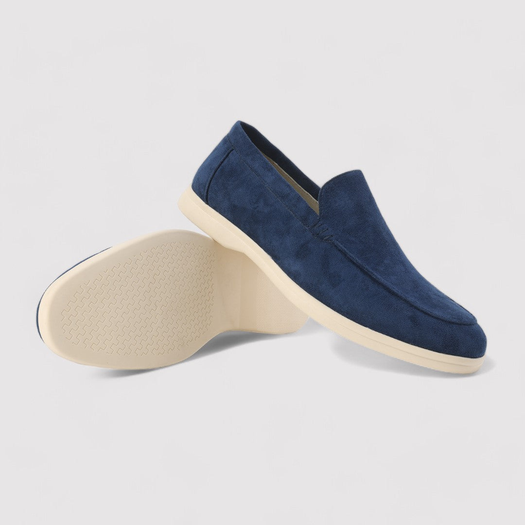 Christian Loafers | Men's Suede Slip-On Loafers