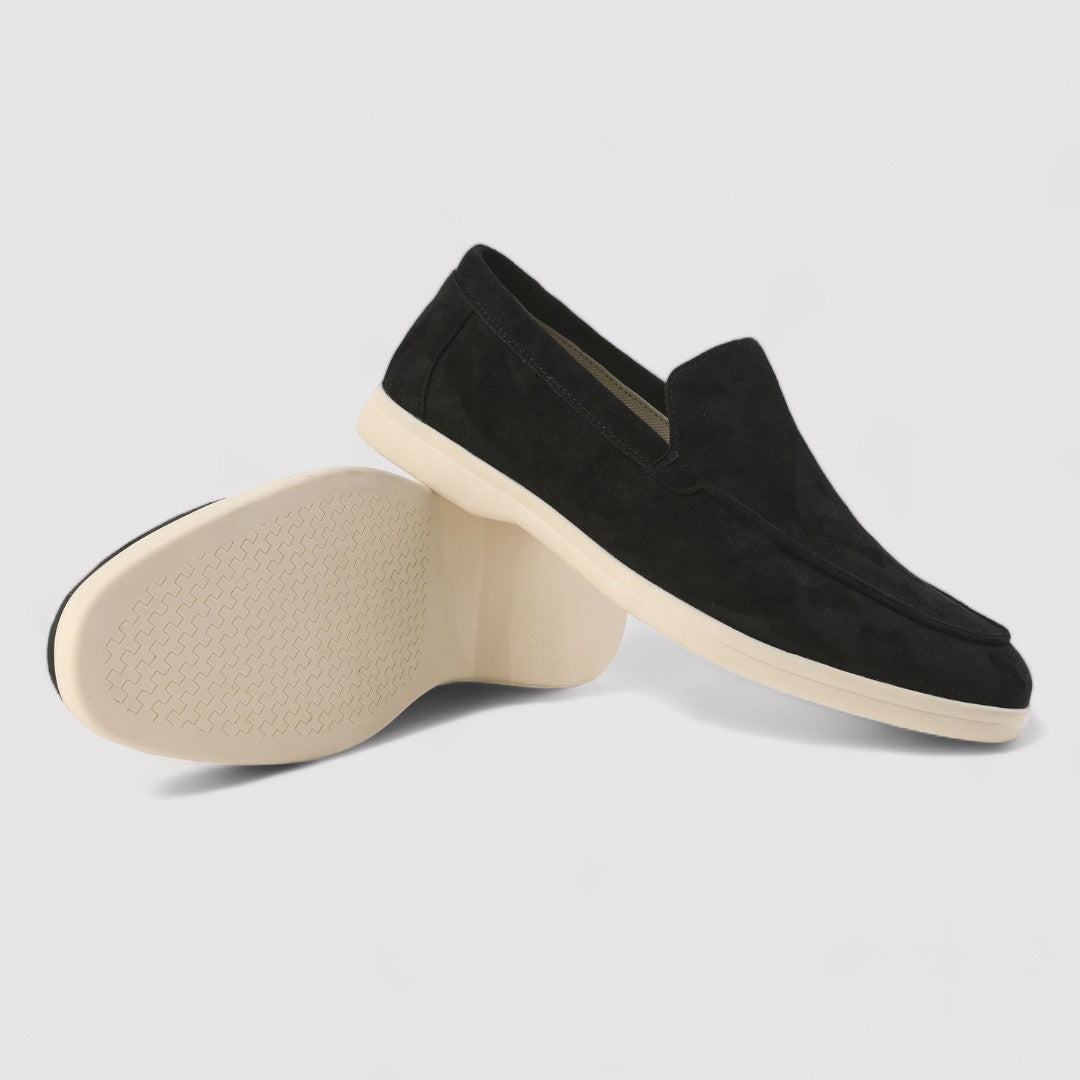 Christian Loafers | Men's Suede Slip-On Loafers
