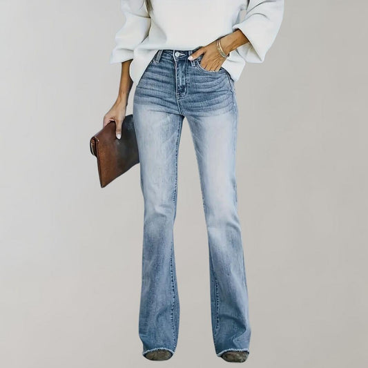 Ciara Jeans | Women's Washed Flare Jeans