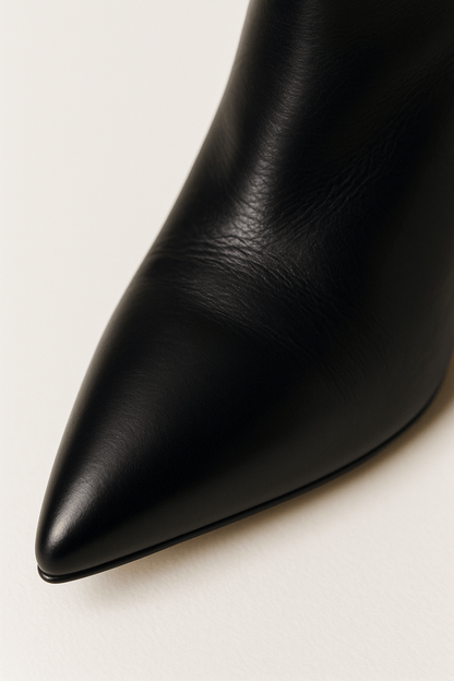 Isla  Fitted Knee-High Boots | High Heel Pointed Toe Boots