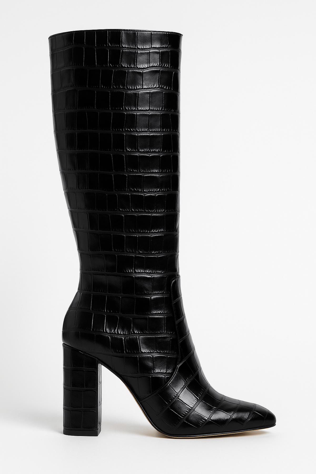 Isla  Fitted Knee-High Boots | High Heel Pointed Toe Boots