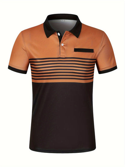 Dawson Polo Shirt | Men's Striped Summer Polo
