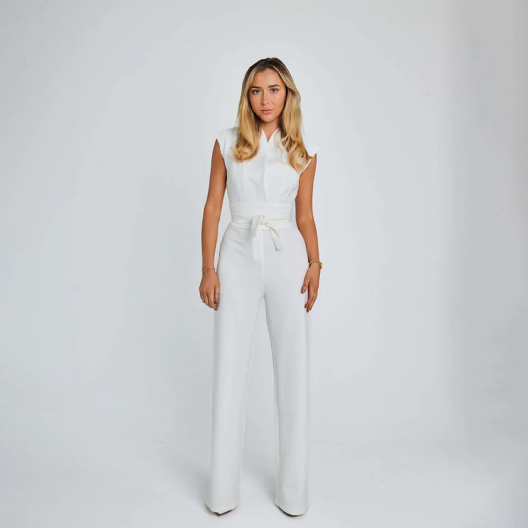 Denise Jumpsuit | Elegant Sleeveless Wrap Jumpsuit