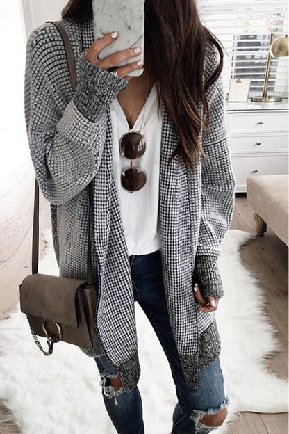 Deniza Cardigan | Women's Long Sleeve Plaid Cardigan