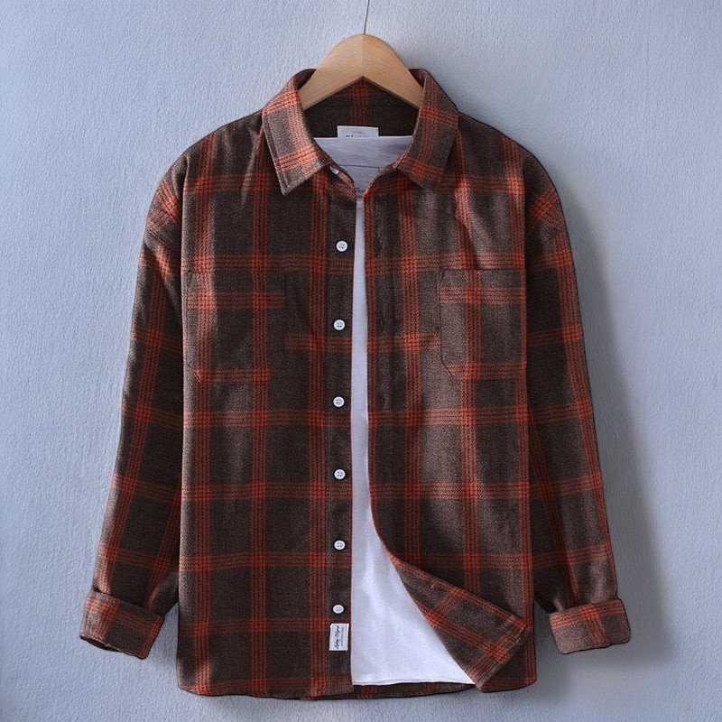 Derek Shirt | Men's Classic Plaid Flannel Shirt